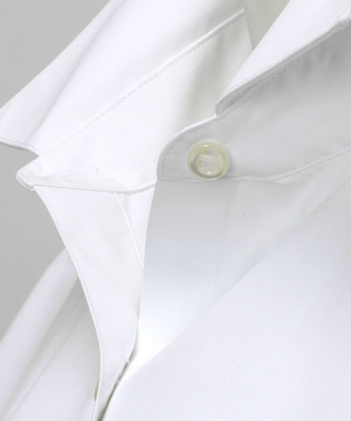 TOKYO SHIRTS(トウキョウシャツ)の「形態安定ノーアイロン レギュラー衿 白無地ベーシック 長袖ビジネスワイシャツ(ビジネスシャツ・レディース・ホワイト・S/M/L/LL/XL/XS)」の7枚目の写真