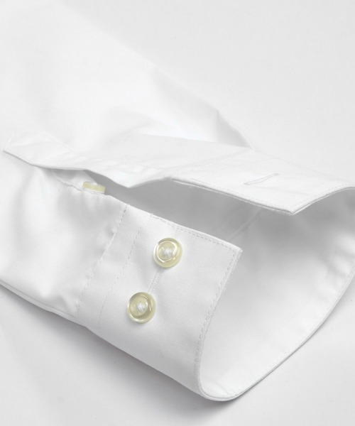 TOKYO SHIRTS(トウキョウシャツ)の「形態安定ノーアイロン レギュラー衿 白無地ベーシック 長袖ビジネスワイシャツ(ビジネスシャツ・レディース・ホワイト・S/M/L/LL/XL/XS)」の9枚目の写真