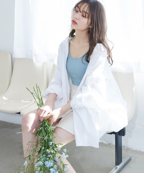 Heather（ヘザー）の「クロスストラップキャミ　883712（キャミソール・レディース・ブラック/ベージュ系その他/ブルー系その他/ホワイト/グリーン系その他/ピンク系その他4・FREE）」の16枚目の写真