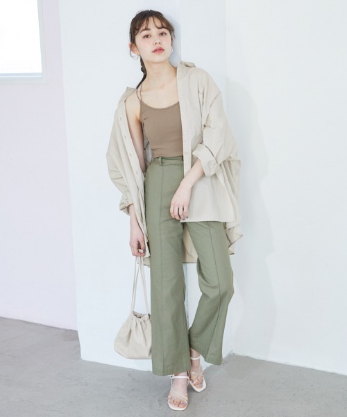 Heather（ヘザー）の「クロスストラップキャミ　883712（キャミソール・レディース・ブラック/ベージュ系その他/ブルー系その他/ホワイト/グリーン系その他/ピンク系その他4・FREE）」の20枚目の写真