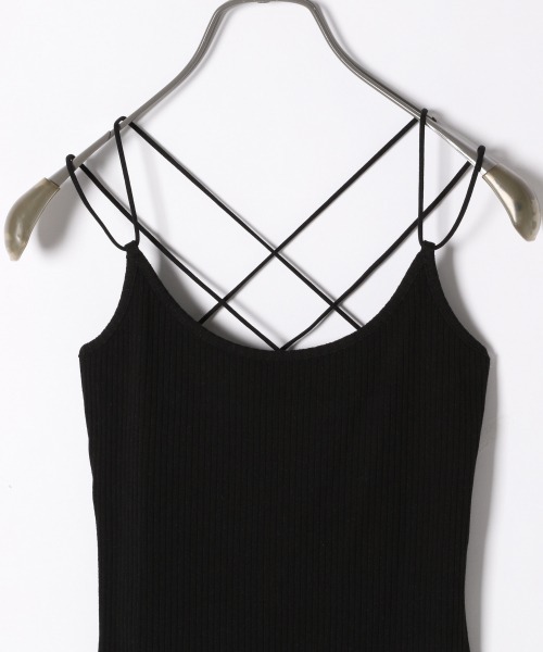 Heather（ヘザー）の「クロスストラップキャミ　883712（キャミソール・レディース・ブラック/ベージュ系その他/ブルー系その他/ホワイト/グリーン系その他/ピンク系その他4・FREE）」の11枚目の写真