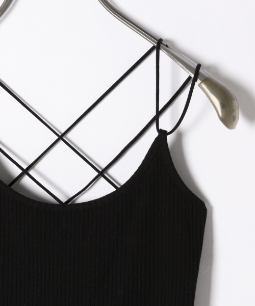 Heather（ヘザー）の「クロスストラップキャミ　883712（キャミソール・レディース・ブラック/ベージュ系その他/ブルー系その他/ホワイト/グリーン系その他/ピンク系その他4・FREE）」の19枚目の写真