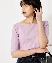 2WAY RIB CUT TOPS/2WAYリブカットトップス【MOOK52掲載 90455】