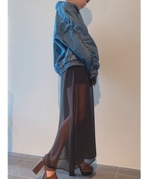 one way | ボリューム袖デニムJK(デニムジャケット)