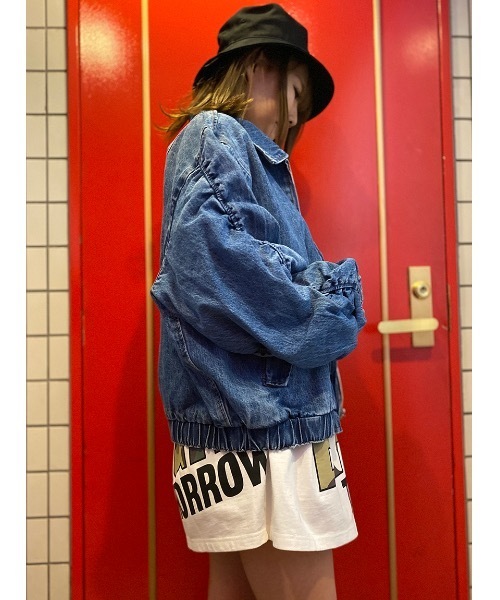 one way（ワンウェイ）の「ボリューム袖デニムJK（デニムジャケット・レディース・ライトブルー/ダークブルー・FREE）」の6枚目の写真