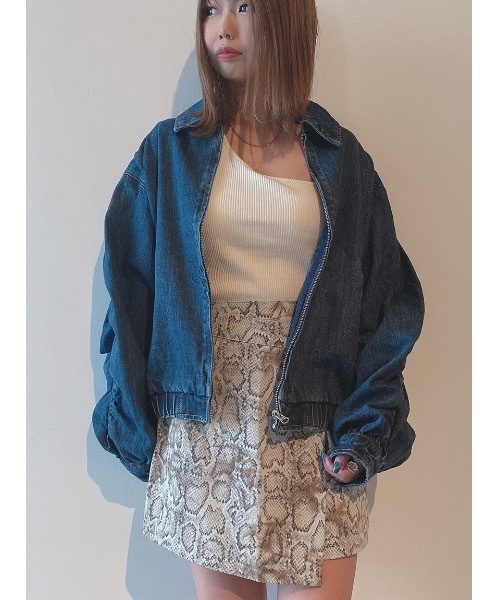 one way（ワンウェイ）の「ボリューム袖デニムJK（デニムジャケット・レディース・ライトブルー/ダークブルー・FREE）」の17枚目の写真