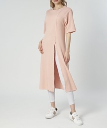 Ocean Pacific | 【OP/オーピー】レディーススリットワンピース / ワッフル 半袖 スリット ロングワンピース(ワンピース)