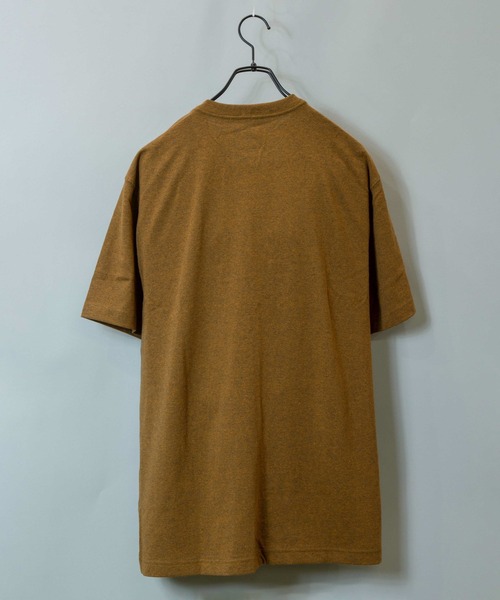 Carhartt（カーハート）の「Carhartt/カーハート ポケット付きロゴ半袖Tシャツ（Tシャツ/カットソー・メンズ・ブラック/タン/ホワイト/ワインレッド/グリーン/ブラウン/ネイビー・M/L/S/XL）」の8枚目の写真