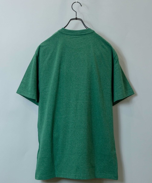 Carhartt（カーハート）の「Carhartt/カーハート ポケット付きロゴ半袖Tシャツ（Tシャツ/カットソー・メンズ・ブラック/タン/ホワイト/ワインレッド/グリーン/ブラウン/ネイビー・M/L/S/XL）」の9枚目の写真