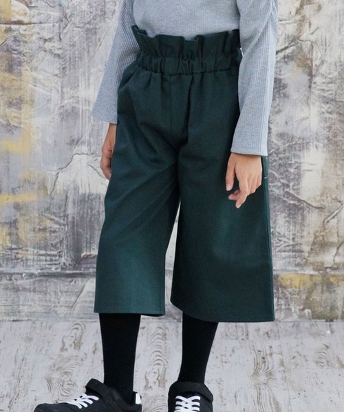 Bee des Bee（ビーデスビー）の「ワイドパンツ（その他パンツ・キッズ・グリーン/ブラック/ピンクベージュ/チャコール/キャメル/ベージュ・100cm/120cm/150cm/110cm/130cm/140cm）」の5枚目の写真