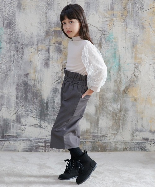 Bee des Bee（ビーデスビー）の「ワイドパンツ（その他パンツ・キッズ・グリーン/ブラック/ピンクベージュ/チャコール/キャメル/ベージュ・100cm/120cm/150cm/110cm/130cm/140cm）」の20枚目の写真