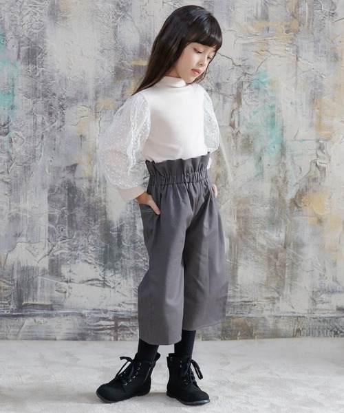 Bee des Bee（ビーデスビー）の「ワイドパンツ（その他パンツ・キッズ・グリーン/ブラック/ピンクベージュ/チャコール/キャメル/ベージュ・100cm/120cm/150cm/110cm/130cm/140cm）」の19枚目の写真