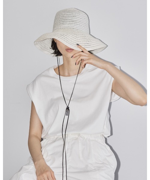 TODAYFUL（トゥデイフル）の「Puff Shoulder Tank top（タンクトップ・レディース・ホワイト/ブラック・FREE）」の11枚目の写真