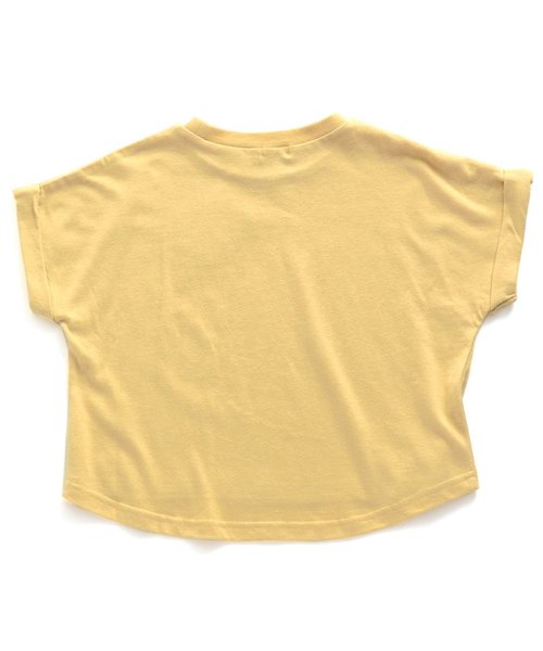BREEZE（ブリーズ）の「ビッグシルエットプリントTシャツ（Tシャツ/カットソー・キッズ・イエロー/オフホワイト・100/140/130/80/110/90/120）」の4枚目の写真