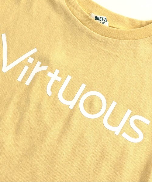 BREEZE（ブリーズ）の「ビッグシルエットプリントTシャツ（Tシャツ/カットソー・キッズ・イエロー/オフホワイト・100/140/130/80/110/90/120）」の6枚目の写真