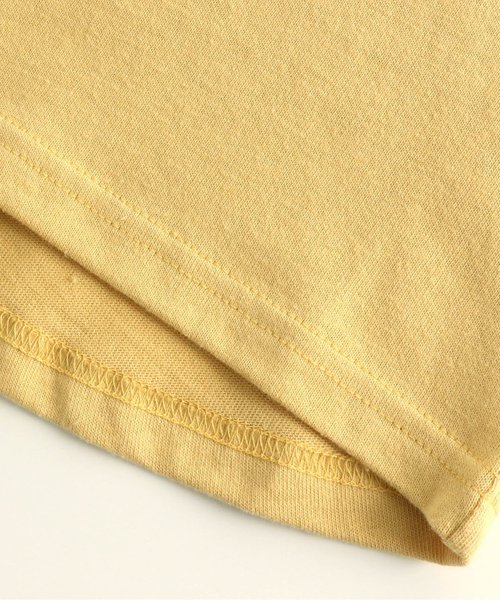 BREEZE（ブリーズ）の「ビッグシルエットプリントTシャツ（Tシャツ/カットソー・キッズ・イエロー/オフホワイト・100/140/130/80/110/90/120）」の8枚目の写真