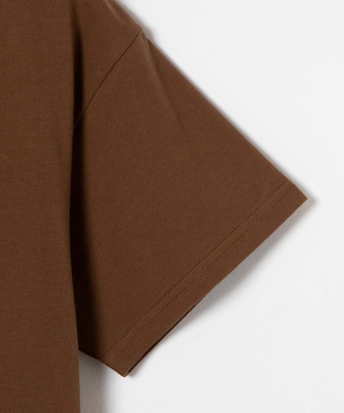 WEGO(ウィゴー)の「WEGO/フロッキーロゴTシャツ(Tシャツ/カットソー・レディース・ホワイト/ブラウン・FREE)」の18枚目の写真