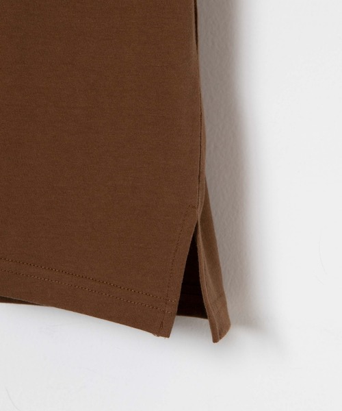 WEGO(ウィゴー)の「WEGO/フロッキーロゴTシャツ(Tシャツ/カットソー・レディース・ホワイト/ブラウン・FREE)」の19枚目の写真