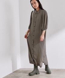 ADAM ET ROPE' | 【GANNI】Printed Crepe Onepiece(ワンピース)