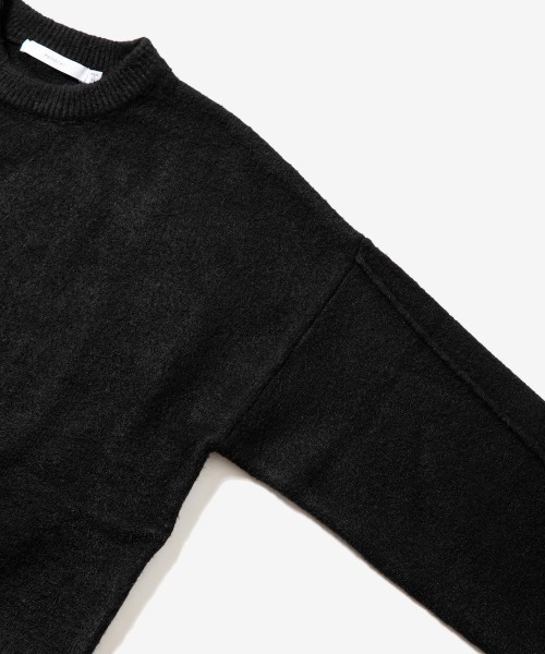 rehacer（レアセル）の「rehacer : Drop Shoulder Loose Knit / ドロップショルダー  ルーズニット（ニット/セーター・メンズ・ブラック/パープル/ベージュ/ブラウン・MEDIUM/LARGE/X-LARGE）」の13枚目の写真
