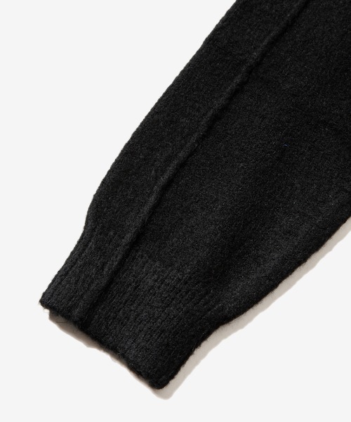 rehacer（レアセル）の「rehacer : Drop Shoulder Loose Knit / ドロップショルダー  ルーズニット（ニット/セーター・メンズ・ブラック/パープル/ベージュ/ブラウン・MEDIUM/LARGE/X-LARGE）」の14枚目の写真