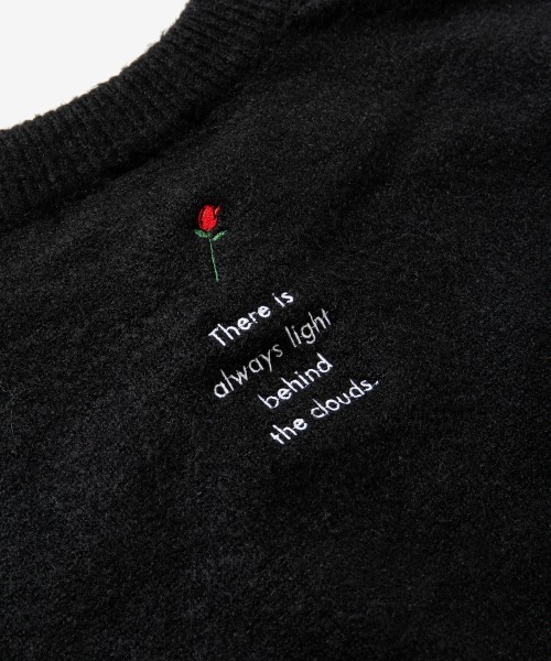 rehacer（レアセル）の「rehacer : Drop Shoulder Loose Knit / ドロップショルダー  ルーズニット（ニット/セーター・メンズ・ブラック/パープル/ベージュ/ブラウン・MEDIUM/LARGE/X-LARGE）」の15枚目の写真