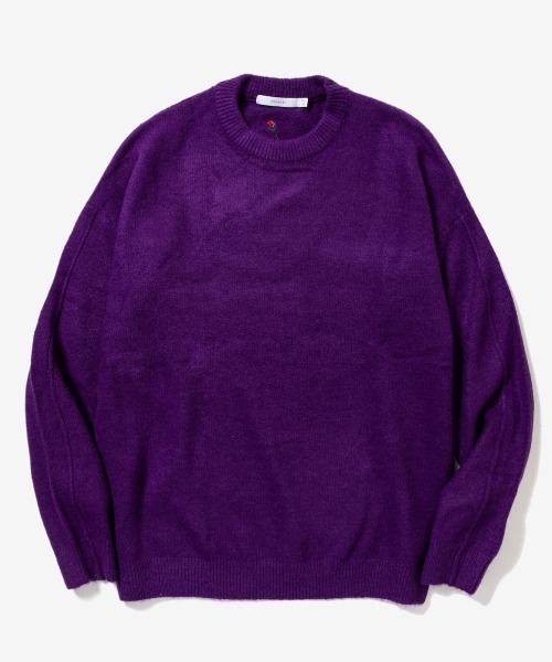 rehacer（レアセル）の「rehacer : Drop Shoulder Loose Knit / ドロップショルダー  ルーズニット（ニット/セーター・メンズ・ブラック/パープル/ベージュ/ブラウン・MEDIUM/LARGE/X-LARGE）」の16枚目の写真