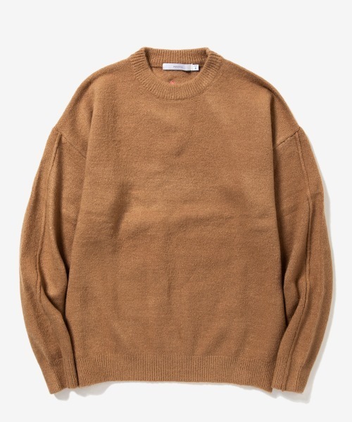 rehacer（レアセル）の「rehacer : Drop Shoulder Loose Knit / ドロップショルダー  ルーズニット（ニット/セーター・メンズ・ブラック/パープル/ベージュ/ブラウン・MEDIUM/LARGE/X-LARGE）」の18枚目の写真