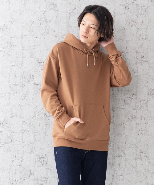 UNIIT(ユニット)の「【UNIIT/ユニット】ヘビーウェイトビッグパーカー オーバーサイズ/ビッグシルエット ヘビーオンス(パーカー・メンズ・ブラック/ブラウン/ホワイト/ピンク/アイボリー・LARGE/X-LARGE/MEDIUM)」の4枚目の写真