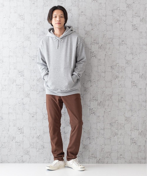 UNIIT(ユニット)の「【UNIIT/ユニット】ヘビーウェイトビッグパーカー オーバーサイズ/ビッグシルエット ヘビーオンス(パーカー・メンズ・ブラック/ブラウン/ホワイト/ピンク/アイボリー・LARGE/X-LARGE/MEDIUM)」の16枚目の写真