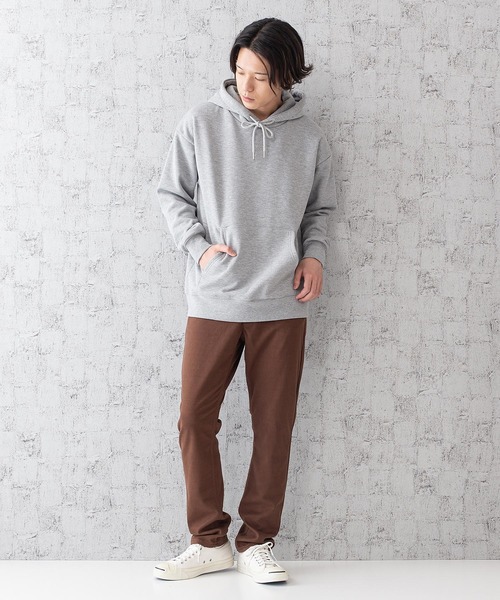 UNIIT(ユニット)の「【UNIIT/ユニット】ヘビーウェイトビッグパーカー オーバーサイズ/ビッグシルエット ヘビーオンス(パーカー・メンズ・ブラック/ブラウン/ホワイト/ピンク/アイボリー・LARGE/X-LARGE/MEDIUM)」の17枚目の写真