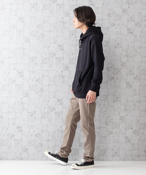 UNIIT(ユニット)の「【UNIIT/ユニット】ヘビーウェイトビッグパーカー オーバーサイズ/ビッグシルエット ヘビーオンス(パーカー・メンズ・ブラック/ブラウン/ホワイト/ピンク/アイボリー・LARGE/X-LARGE/MEDIUM)」の13枚目の写真