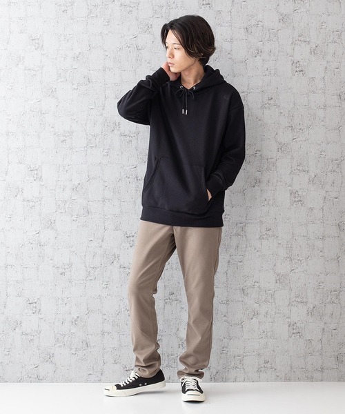 UNIIT(ユニット)の「【UNIIT/ユニット】ヘビーウェイトビッグパーカー オーバーサイズ/ビッグシルエット ヘビーオンス(パーカー・メンズ・ブラック/ブラウン/ホワイト/ピンク/アイボリー・LARGE/X-LARGE/MEDIUM)」の12枚目の写真