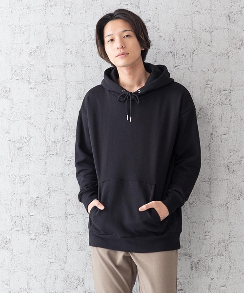 UNIIT(ユニット)の「【UNIIT/ユニット】ヘビーウェイトビッグパーカー オーバーサイズ/ビッグシルエット ヘビーオンス(パーカー・メンズ・ブラック/ブラウン/ホワイト/ピンク/アイボリー・LARGE/X-LARGE/MEDIUM)」の14枚目の写真