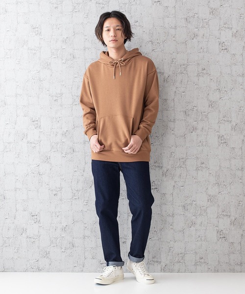 UNIIT(ユニット)の「【UNIIT/ユニット】ヘビーウェイトビッグパーカー オーバーサイズ/ビッグシルエット ヘビーオンス(パーカー・メンズ・ブラック/ブラウン/ホワイト/ピンク/アイボリー・LARGE/X-LARGE/MEDIUM)」の21枚目の写真
