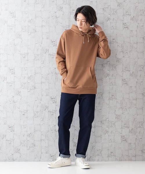 UNIIT(ユニット)の「【UNIIT/ユニット】ヘビーウェイトビッグパーカー オーバーサイズ/ビッグシルエット ヘビーオンス(パーカー・メンズ・ブラック/ブラウン/ホワイト/ピンク/アイボリー・LARGE/X-LARGE/MEDIUM)」の22枚目の写真