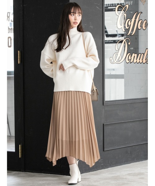 fifth（フィフス）の「イレヘムプリーツスカート（スカート・レディース・ブラック/ベージュ/グレー・MEDIUM）」の3枚目の写真