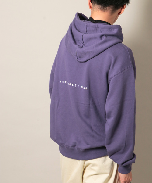VISION STREET WEAR(ヴィジョンストリートウェア)の「VISION 恐竜パーカー(パーカー・メンズ・オフホワイト/ブラック/パープル・LL/L/M)」の13枚目の写真