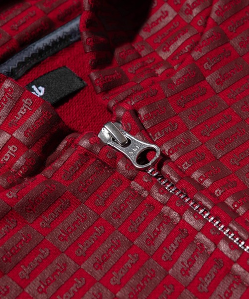 ☆美品☆ glamb グラム ボックスロゴパターンフーディ― Sサイズ glamb（グラム）の「Box logo pattern hoodie / ボックスロゴ