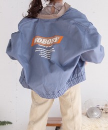 配色衿スクールブルゾン