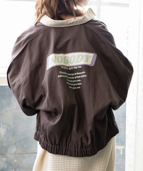 Mysa&Liina（ミーサリーナ）の「配色衿スクールブルゾン（ブルゾン・レディース・チャコールグレー/ブルー/キナリ・M）」の20枚目の写真