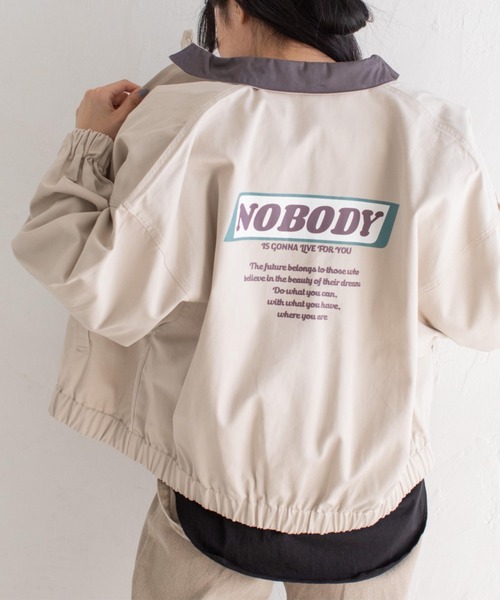 Mysa&Liina（ミーサリーナ）の「配色衿スクールブルゾン（ブルゾン・レディース・チャコールグレー/ブルー/キナリ・M）」の22枚目の写真