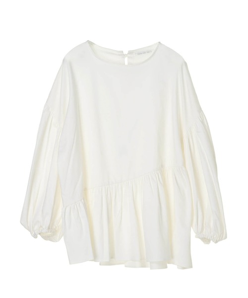 AMERICAN HOLIC(アメリカンホリック)の「イレヘム袖デザインブラウス *●(シャツ/ブラウス・レディース・オフホワイト/ブラック/チャコールグレー・FREE)」の22枚目の写真