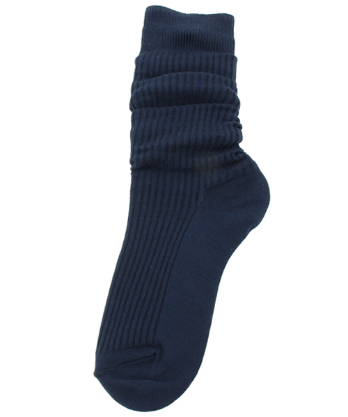 WEGO(ウィゴー)の「WEGO/クシュクシュソックス(ソックス/靴下・レディース・ホワイト/ブラック/グレー/ダークグリーン/ネイビー/ライトパープル/ピンク/ワイン/サックスブルー/イエロー・FREE)」の6枚目の写真