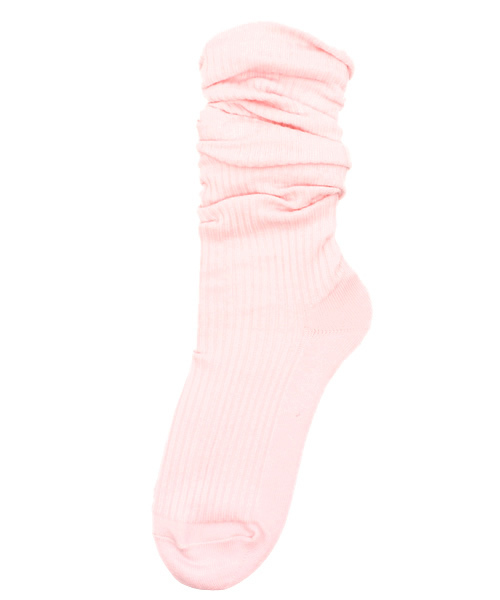 WEGO(ウィゴー)の「WEGO/クシュクシュソックス(ソックス/靴下・レディース・ホワイト/ブラック/グレー/ダークグリーン/ネイビー/ライトパープル/ピンク/ワイン/サックスブルー/イエロー・FREE)」の9枚目の写真