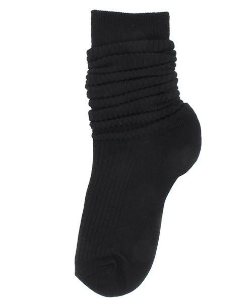 WEGO(ウィゴー)の「WEGO/クシュクシュソックス(ソックス/靴下・レディース・ホワイト/ブラック/グレー/ダークグリーン/ネイビー/ライトパープル/ピンク/ワイン/サックスブルー/イエロー・FREE)」の3枚目の写真