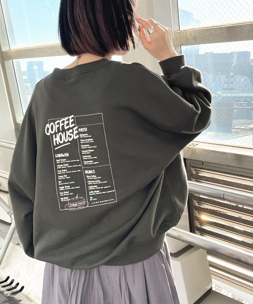 apres jour mignon(アプレジュールミニョン)の「アソート袖ボリューム裏毛スウェット【ZOZOTOWN限定アイテム】(スウェット・レディース・ブラック/ホワイト系その他/グレイッシュベージュ/アイボリー/ブラック系その他/ホワイト系その他2/チャコールグレー/クリーム/ブルー系その他/その他/ダークブルー/ブラック系その他2・フリー/X-LARGE)」の20枚目の写真