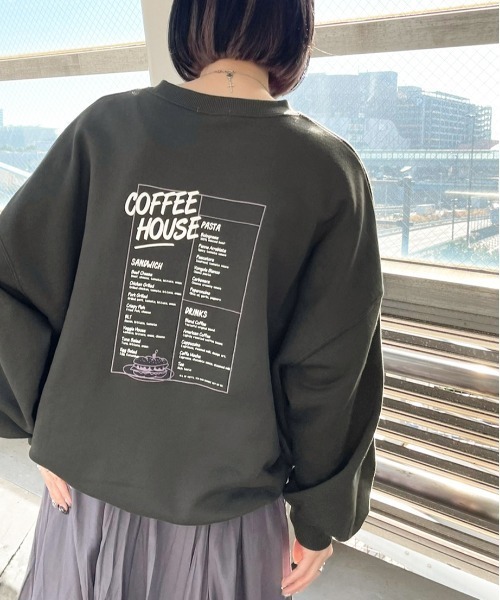 apres jour mignon(アプレジュールミニョン)の「アソート袖ボリューム裏毛スウェット【ZOZOTOWN限定アイテム】(スウェット・レディース・ブラック/ホワイト系その他/グレイッシュベージュ/アイボリー/ブラック系その他/ホワイト系その他2/チャコールグレー/クリーム/ブルー系その他/その他/ダークブルー/ブラック系その他2・フリー/X-LARGE)」の21枚目の写真