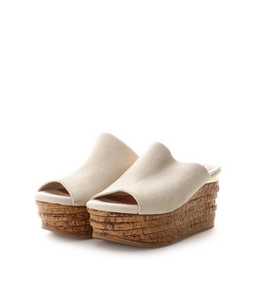 REDYAZEL(レディアゼル)の「ウェッジスエードサンダル(サンダル・レディース・ブラック/ベージュ/キャメル・SMALL/MEDIUM/LARGE)」の7枚目の写真