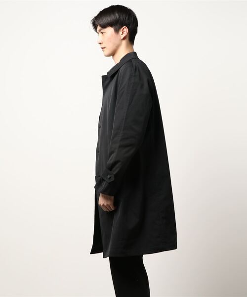 ADAM ET ROPE'(アダムエロペ)の「【アウトレット店舗・WEB限定】【撥水加工】ステンカラーコート(ステンカラーコート・メンズ・ブラック・LL/M/L)」の3枚目の写真